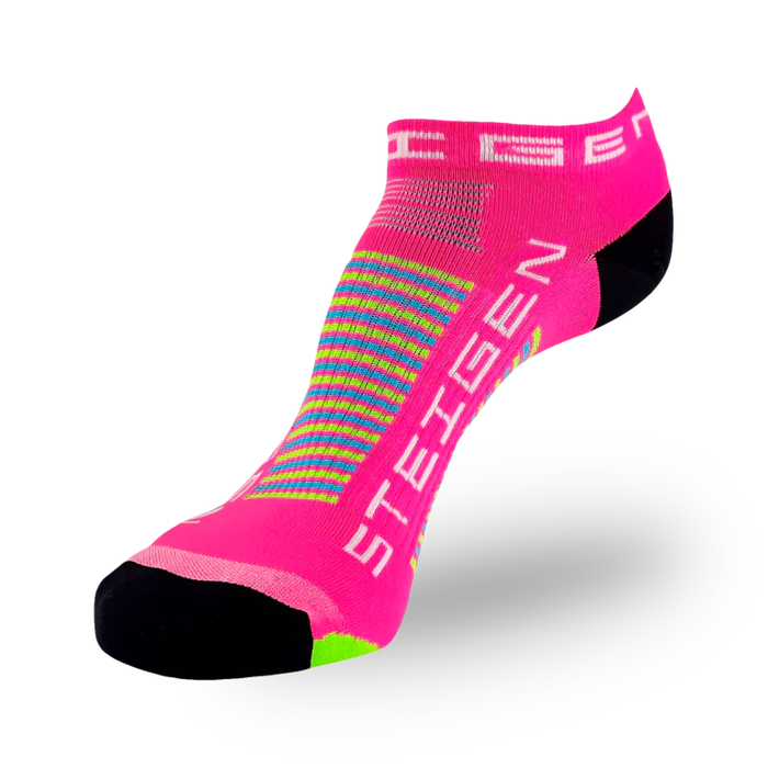 STEIGEN Running Socks Zero Length - Pink Tutti Frutti.