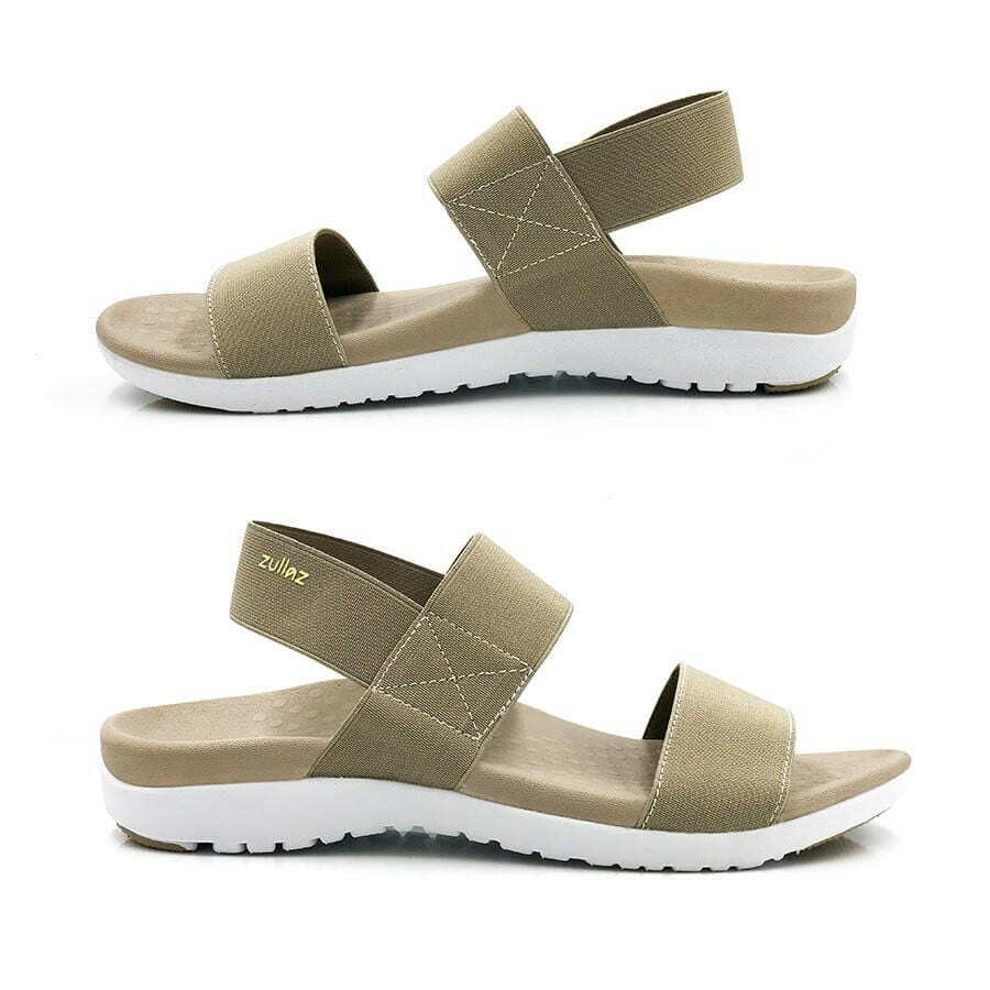 Footlogics Arch Support Thongs Ella Sandal - Light Taupe
