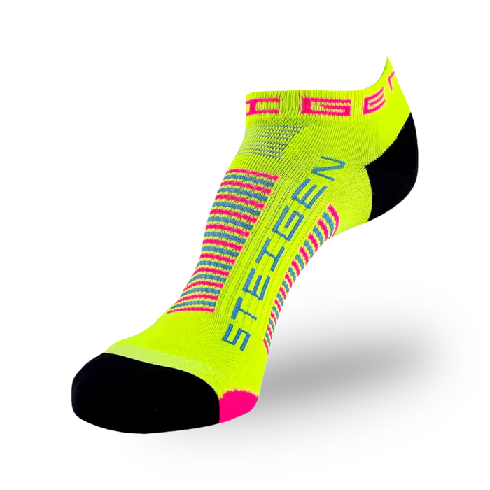STEIGEN Running Socks Zero Length - Sherbert Yellow.