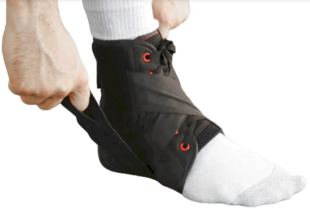 Ankle brace support levels from mild to maximum support