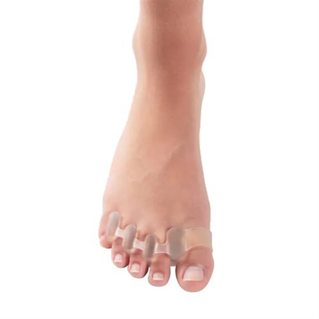 Toe spacers for crowded toes and bunion comfort