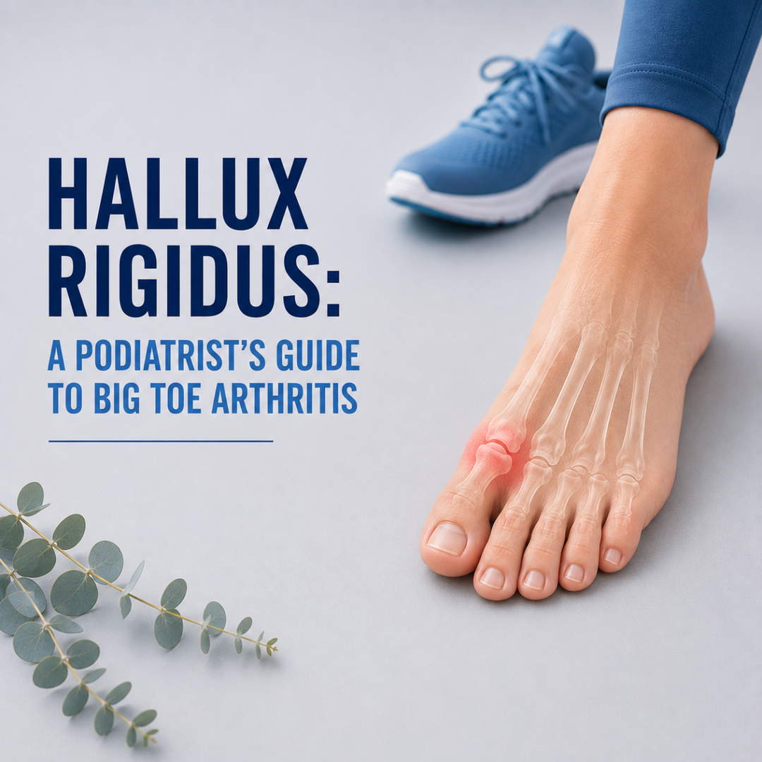 Hallux rigidus arthritis affecting the big toe joint