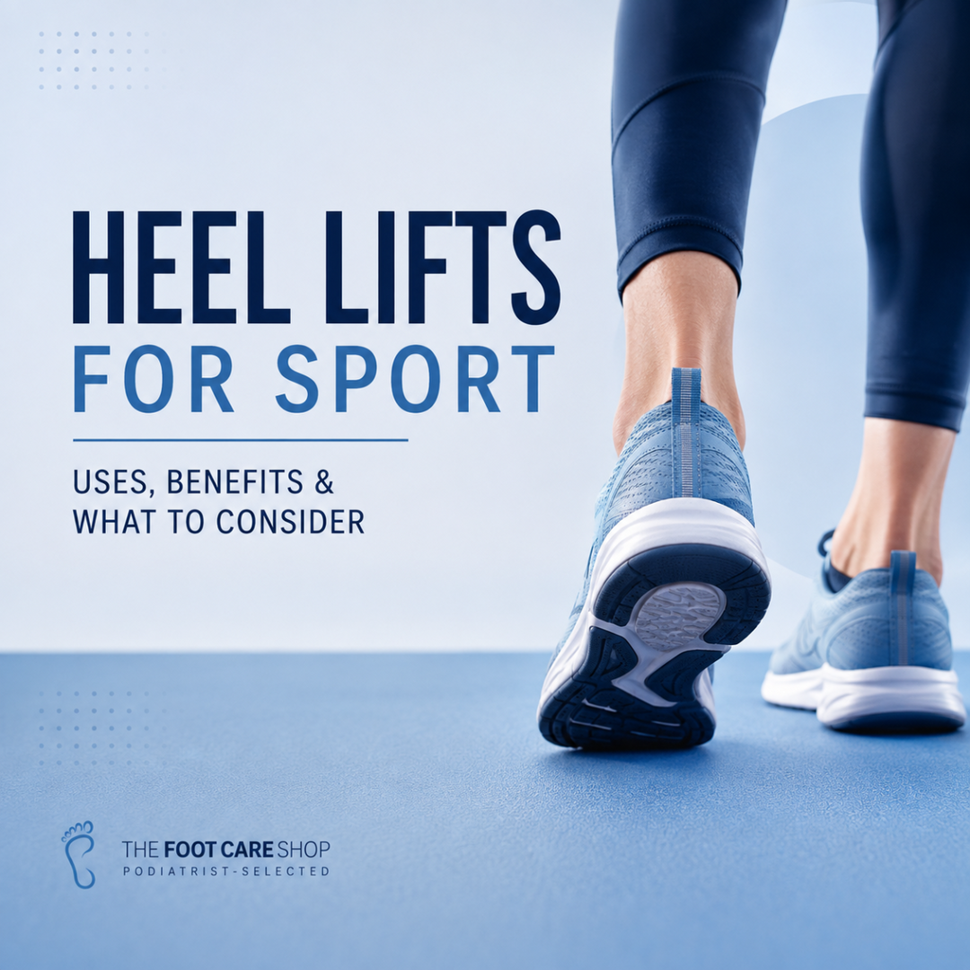 Heel lift used in sports footwear for support and comfort