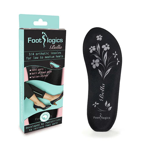 Footlogics Bella 3/4 Comfort Insole For Ladies Fashion Footwear