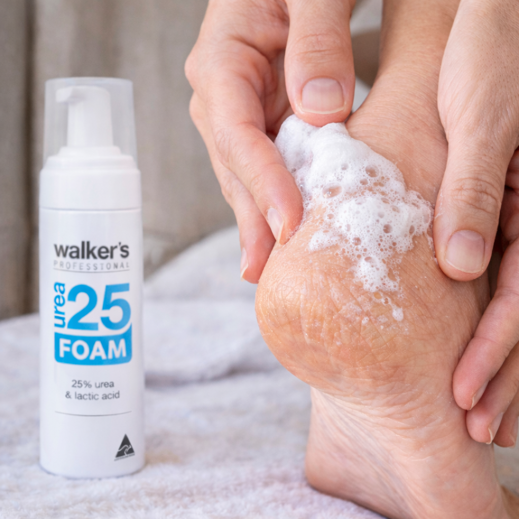 Walkers Foot Cream Walkers Urea 25 Foam  **NEW**