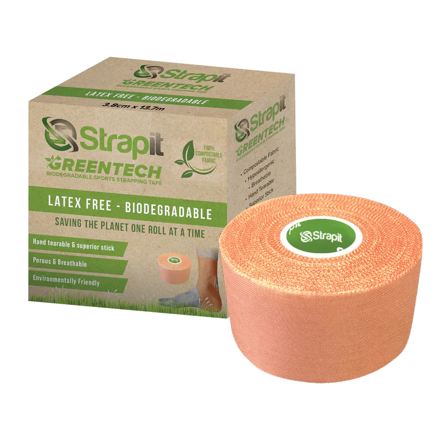 Strapit Greentech sports tape roll, latex free