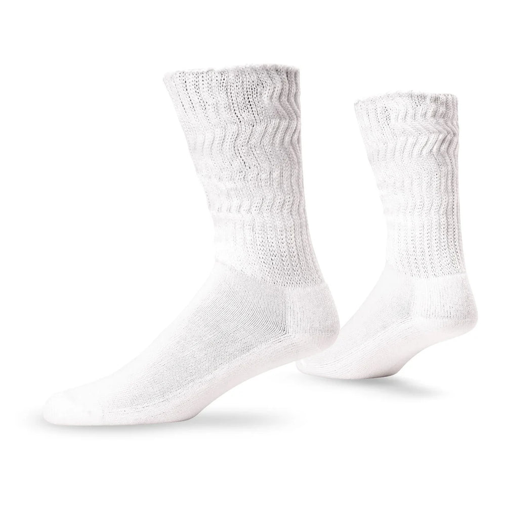 Lightfeet Socks LF Lightfeet Diabetic Crew Socks White