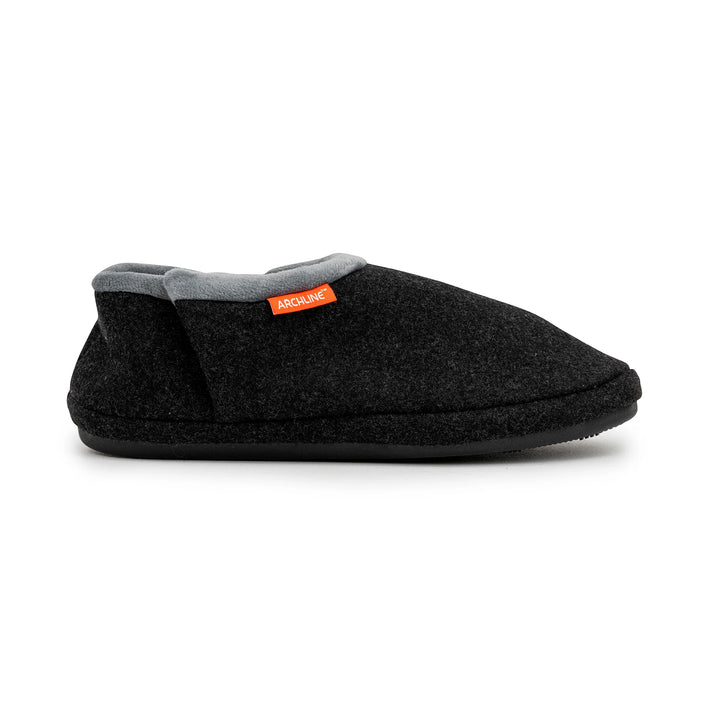 Archline Orthotic Slippers - Charcoal Closed Back