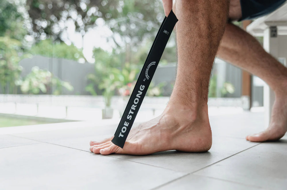 Toe Strong Exercise Resistance Bands by Fasciitis Fighter.