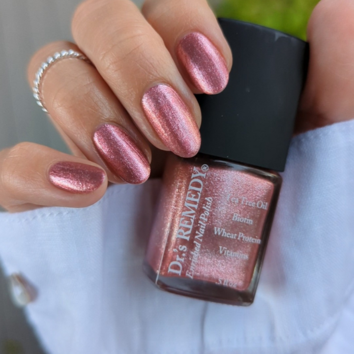 Dr's Remedy Nail Polish - Reflective Rose Shimmer