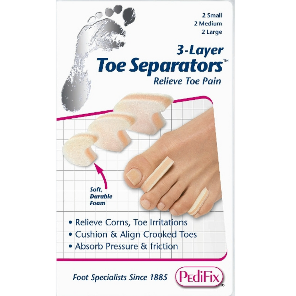 Foam Toe Separators.