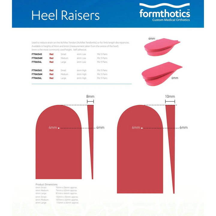 Formthotic Heel Raises