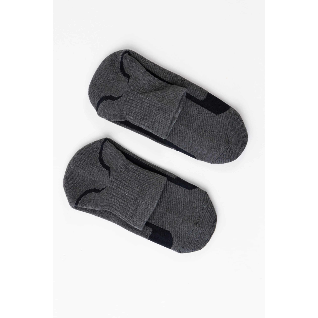 Silipos Mens Bamboo grey moisturising  socks on a white background