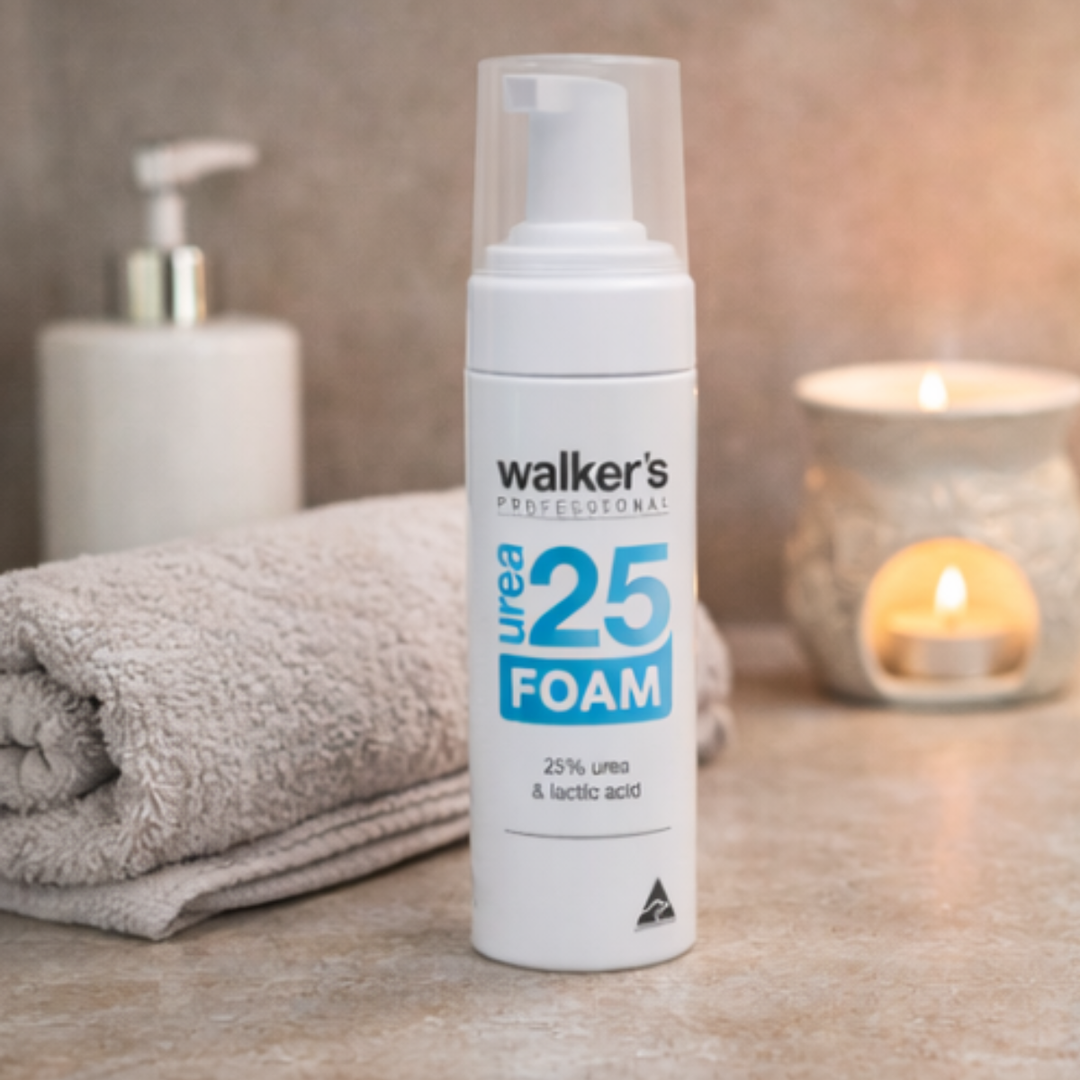 Walkers Foot Cream Walkers Urea 25 Foam  **NEW**