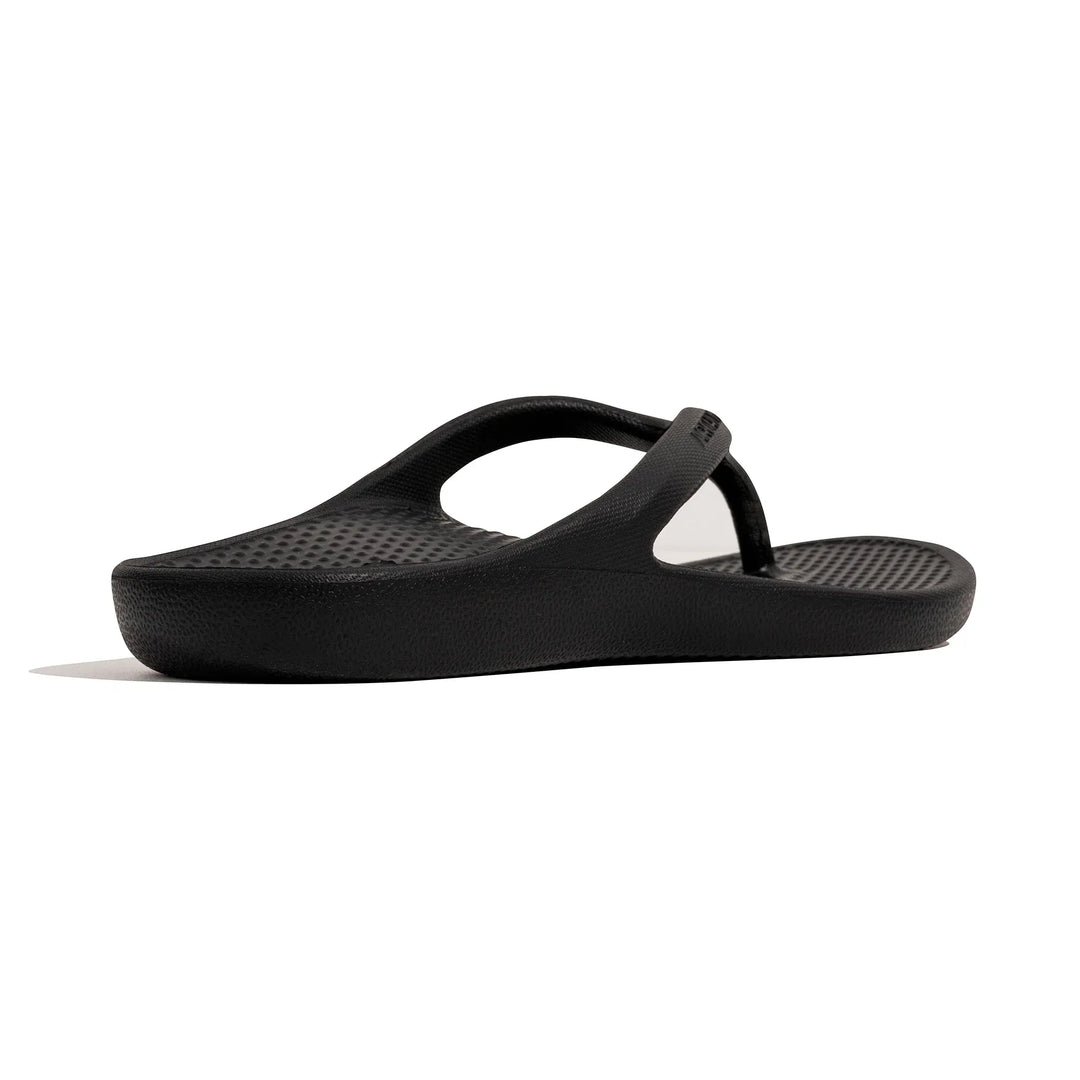 Archline Footwear FL Thongs Archline Rebound Thongs - Black