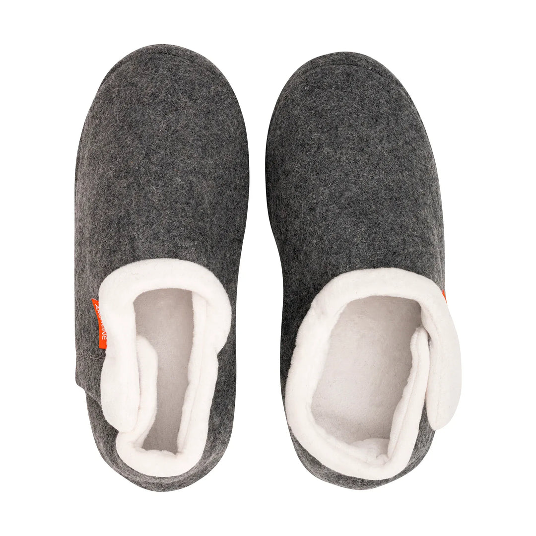 Archline Footwear Slippers Archline Arch Support Slippers - Closed Back Grey