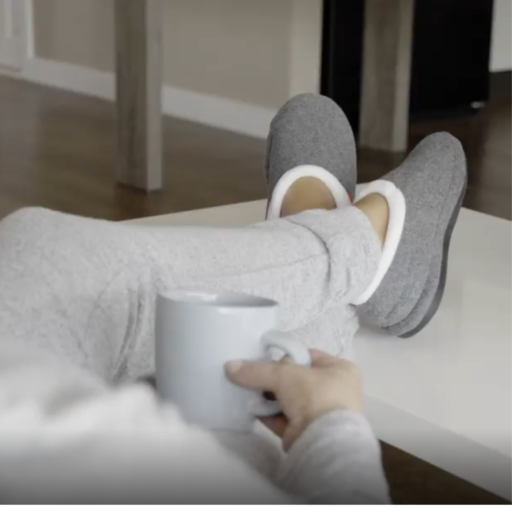 Archline Footwear Slippers Archline Arch Support Slippers Closed Back - Grey