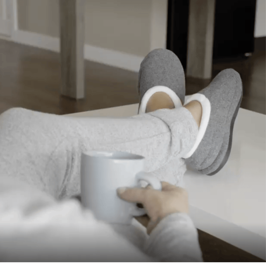 Archline Footwear Slippers Archline Arch Support Slippers Closed Back - Grey