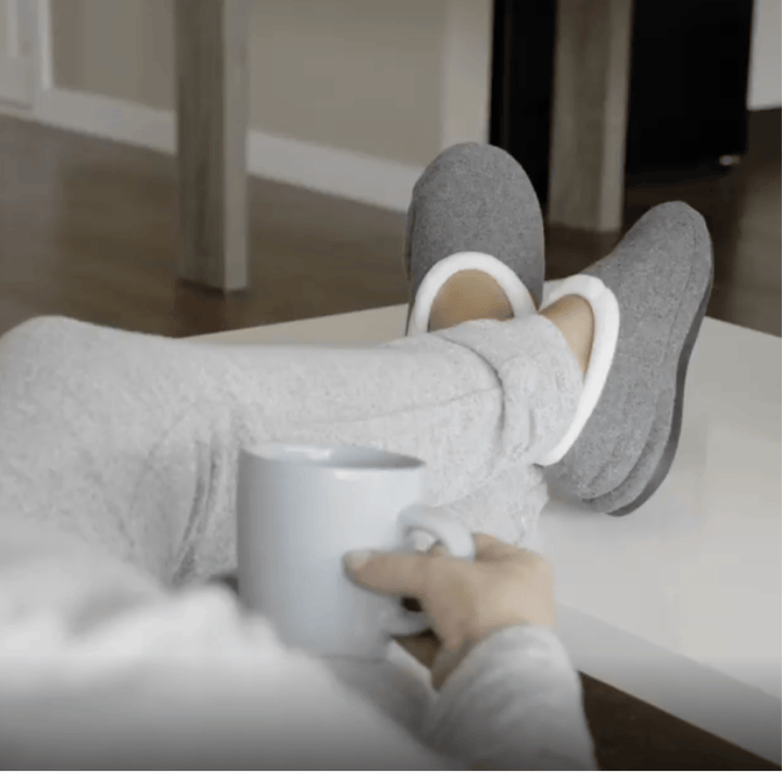 Archline Footwear Slippers Archline Arch Support Slippers Closed Back - Grey