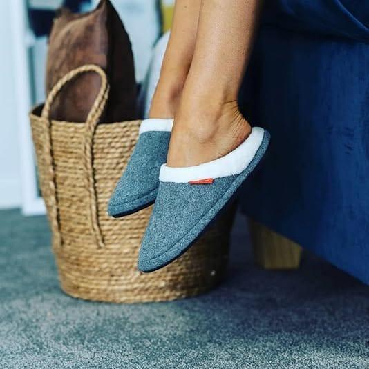 Archline Footwear Slippers Archline Arch Support Slippers - Grey Marle