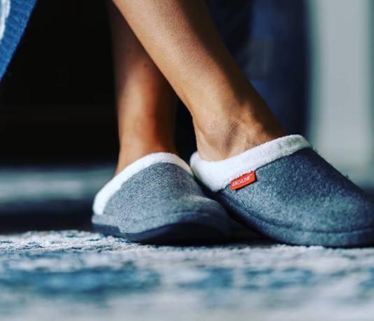 Archline Footwear Slippers Archline Arch Support Slippers - Grey Marle