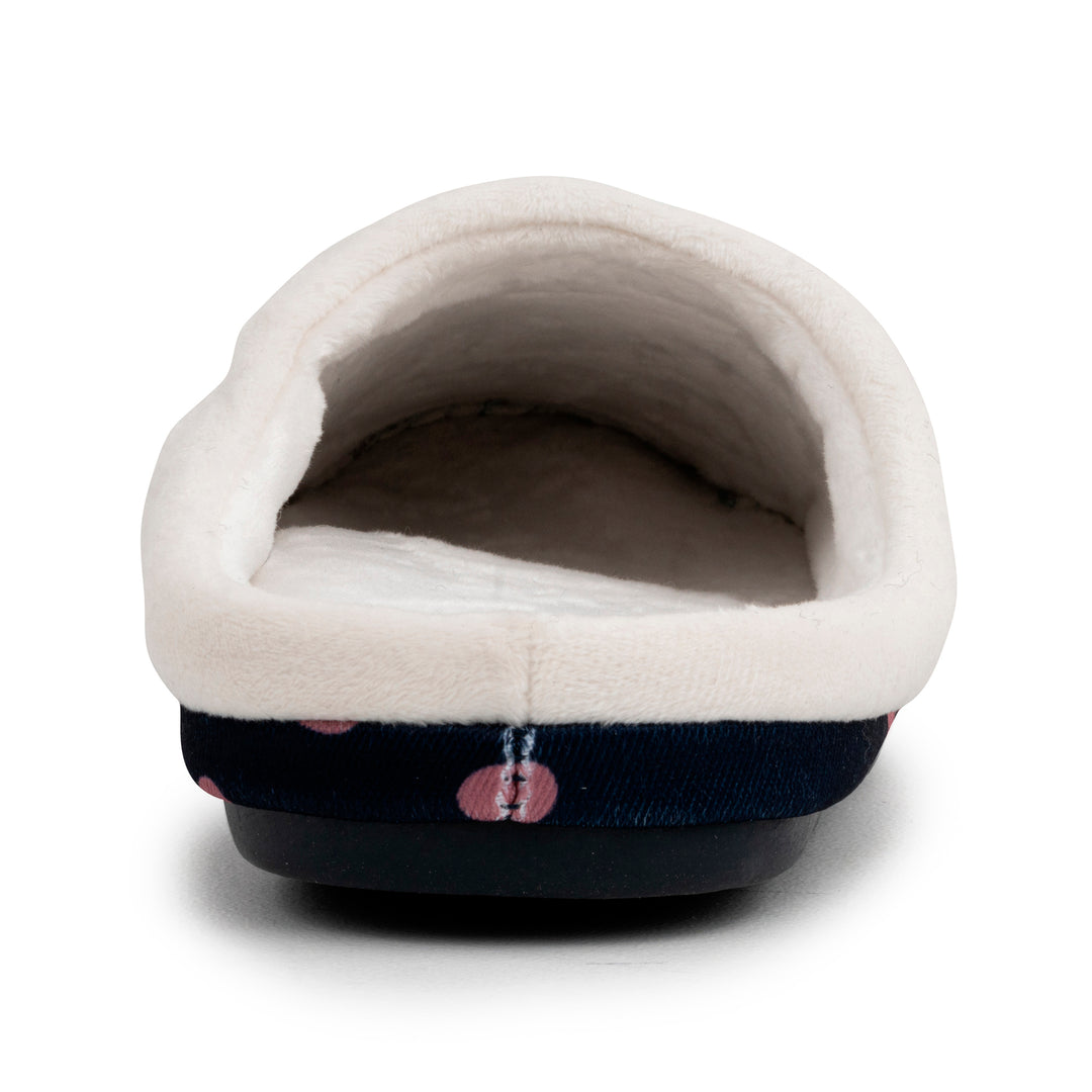 Archline Footwear Slippers Archline Arch Support Slippers Open Back - Navy Hearts