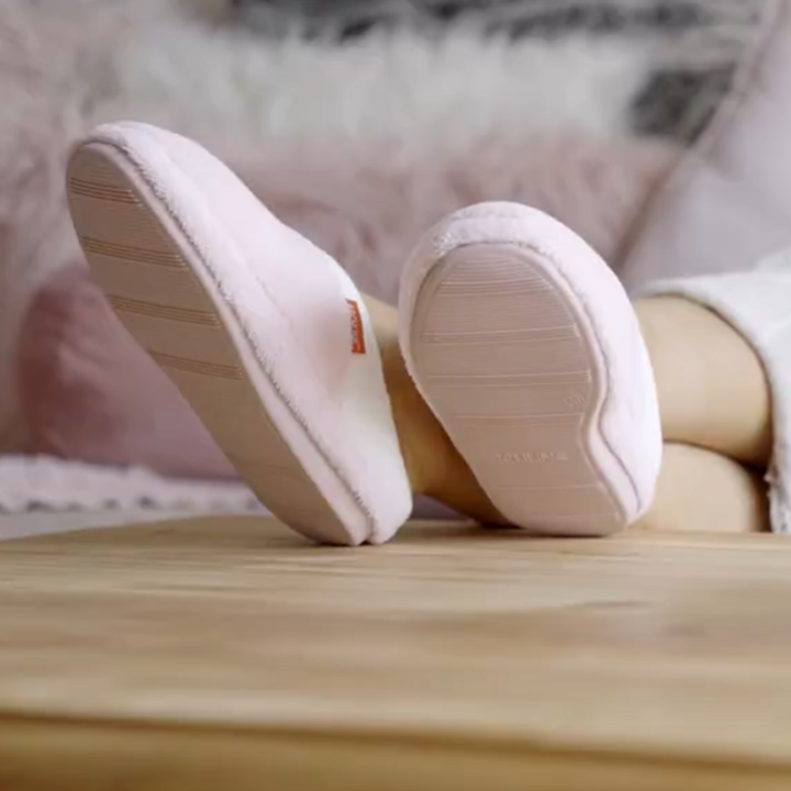 Archline Footwear Slippers Archline Arch Support Slippers Open Back - Pink
