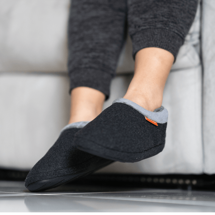 Archline Footwear Slippers Archline Orthotic Slippers Closed Back - Charcoal
