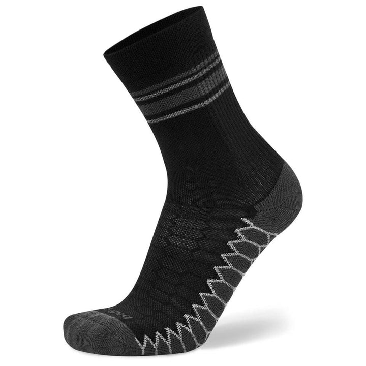Belega Silver Socks Black Silver Socks - Balega Crew