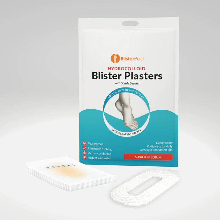 BlisterPod Blister Care Medium (65mm x 25mm) BlisterPod Hydrocolloid Blister Plasters