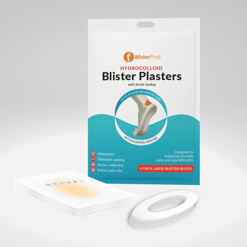 BlisterPod Blister Care Large (69mm x 44mm) BlisterPod Hydrocolloid Blister Plasters