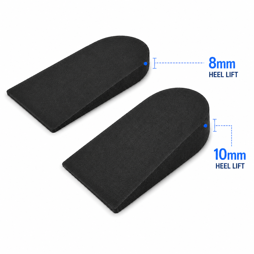 Dola Foot Care > Heel Lifts > EVA Heel Lifts Heel Lift Multi Pack - 8mm & 10mm Black