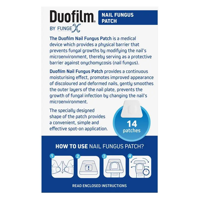 Duofilm Nail Care > Fungal Nail Care Duofilm Nail Fungus Patch - 14 Patches