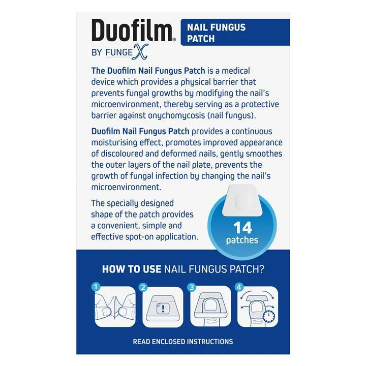 Duofilm Nail Care > Fungal Nail Care Duofilm Nail Fungus Patch - 14 Patches