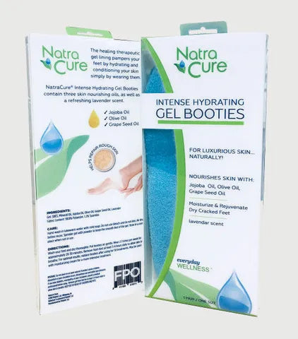 NatraCure Intense Moisturising Gel Lined Booties.