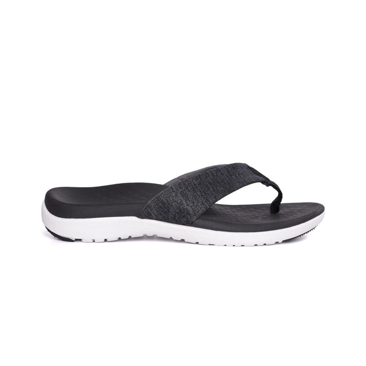 Footlogics Footwear FL Thongs Zullaz Women's Orthotic Thongs - Black