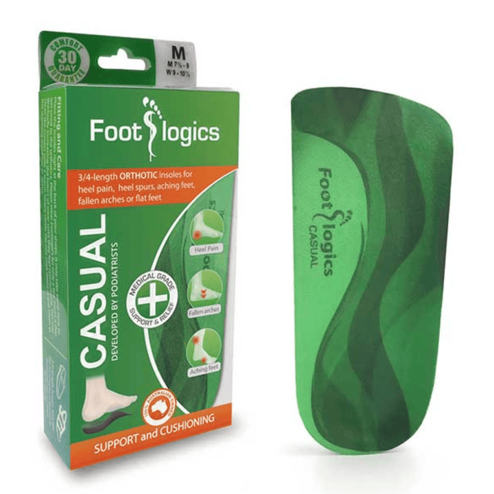 Footlogics Insoles & Inserts XSmall Footlogics Casual – 3/4-length