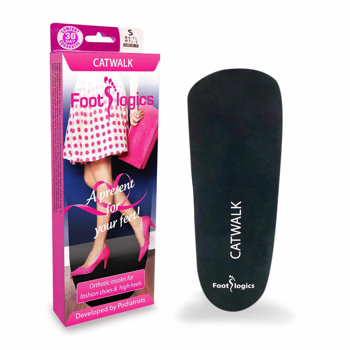 Footlogics Orthotics & Insoles X Small Footlogics Catwalk – 3/4-Length Soft Orthotic