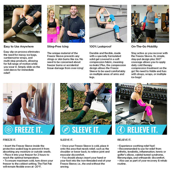 Freeze Sleeve Hot/Cold Packs Freeze Sleeve - Hot/Cold Compress