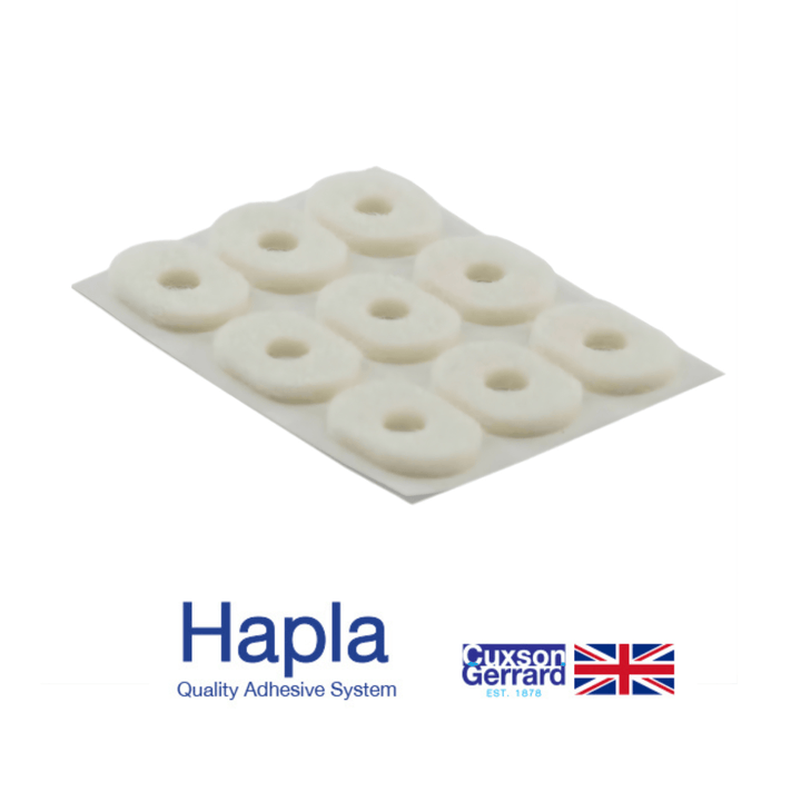 Hapla Corn Pads Felt Corn Pads - Oval Pkt 36 - Self Adhesive