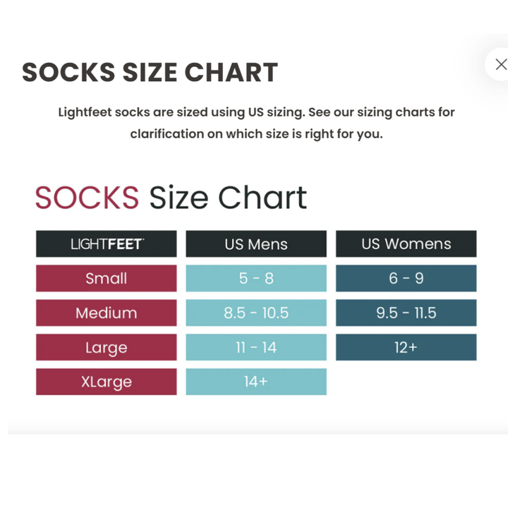 Lightfeet Clothing > Socks Lightfeet Netball Socks - Mini Crew