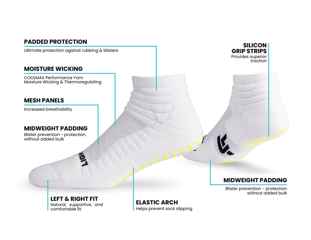 Lightfeet Clothing > Socks Lightfeet Netball Socks - Mini Crew
