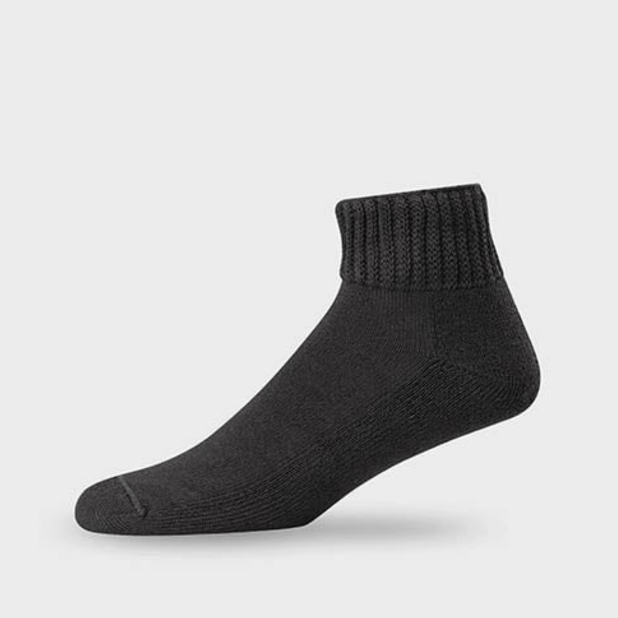 Lightfeet Lightfeet Diabetic Mini Crew Socks - Black