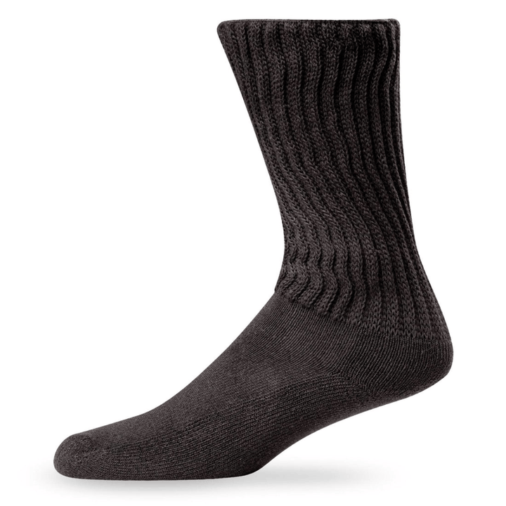 Lightfeet Socks LF Lightfeet Diabetic Crew Socks Black