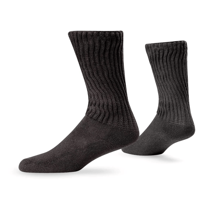 Lightfeet Socks LF Lightfeet Diabetic Crew Socks Black
