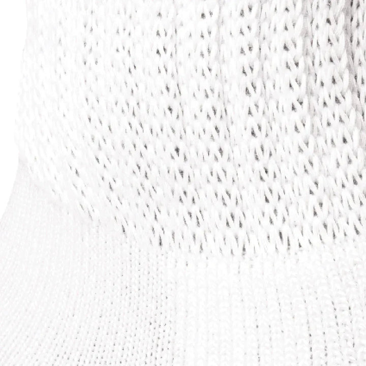 Lightfeet Socks LF Lightfeet Diabetic Crew Socks White