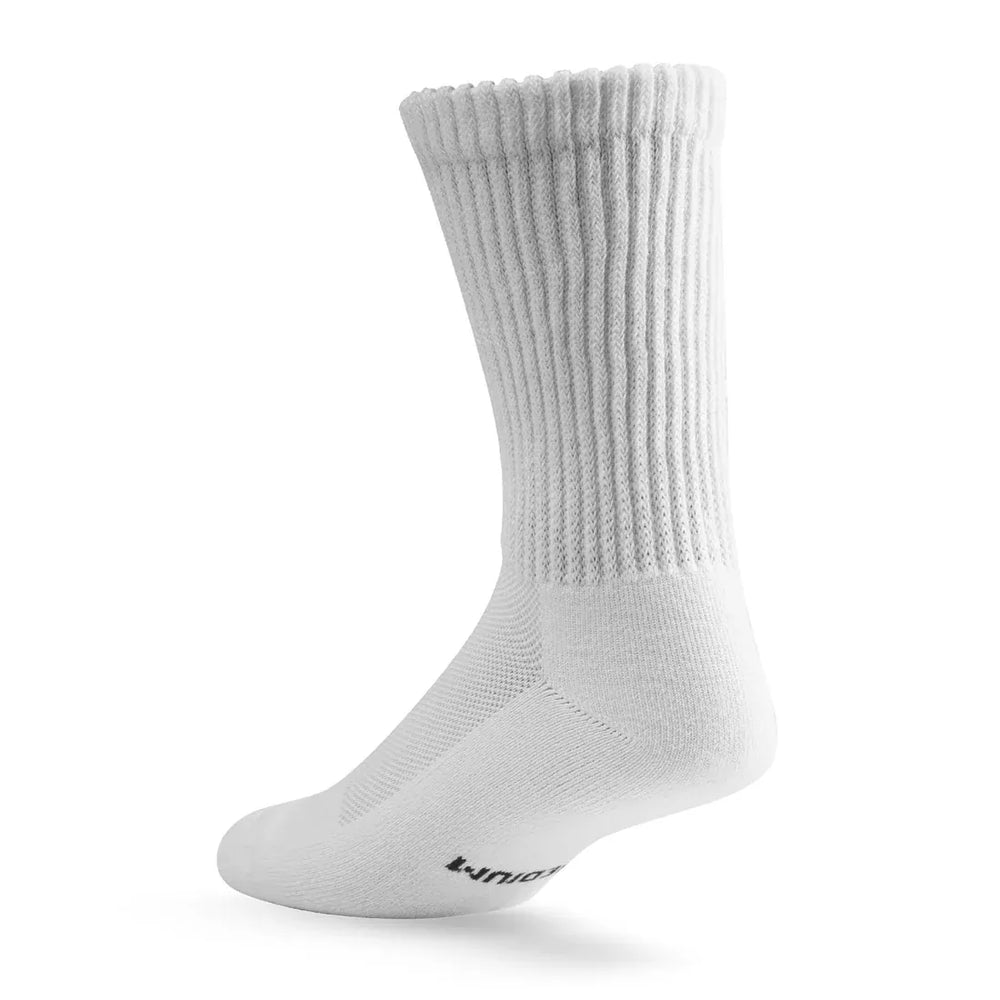 Lightfeet Socks LF Lightfeet Diabetic Crew Socks White