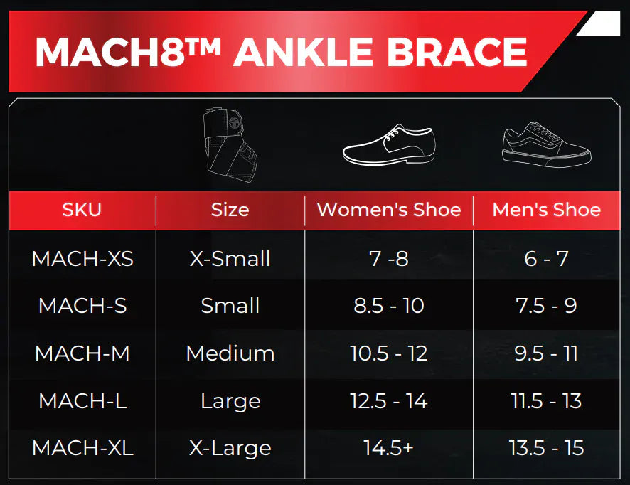 Mach8 Ankle Brace Mach8 Ankle Stabiliser