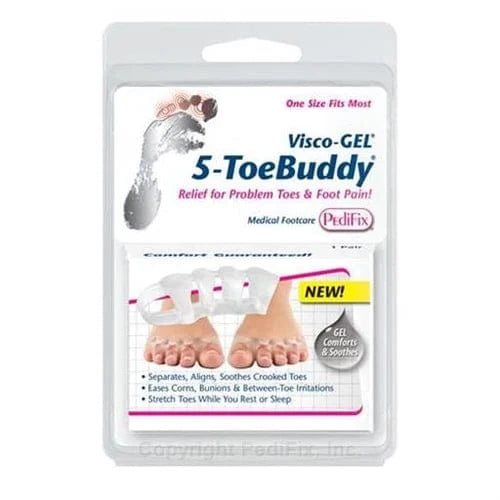 Pedifix Bunion Splint PediFix Visco-GEL 5-ToeBuddy - Pair