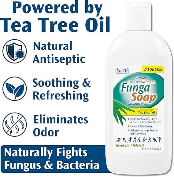 Pedifix Foot Wash Tea Tree Ultimates Funga Soap